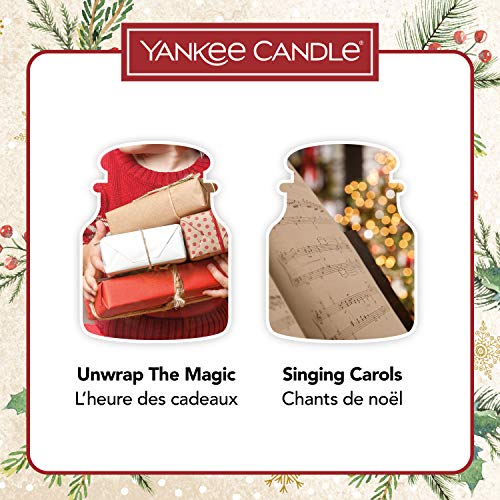 Yankee Candle - Juego de 2 velas aromáticas de Navidad (tamaño mediano)