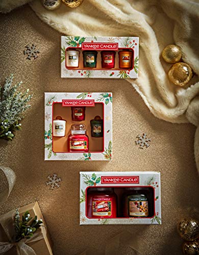 Yankee Candle - Juego de 2 velas aromáticas de Navidad (tamaño mediano)