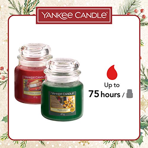 Yankee Candle - Juego de 2 velas aromáticas de Navidad (tamaño mediano)