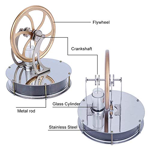 Yosoo Motor Stirling de Baja Temperatura Juego de Motor Gran Regalo para los Niños