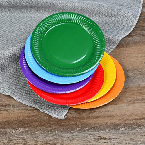 YOTINO 120 Servilletas de Papel de cóctel de Bebida Coloridas Para Cóctel 2 Capas Fiestas Bodas Cenas o Eventos Varios Colores +60 Platos De Papel Para Fiestas