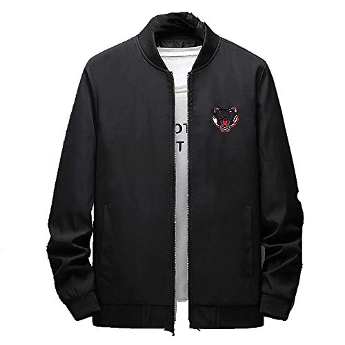 Youth Trend - Chaqueta de béisbol para hombre Negro Negro ( XXXXL