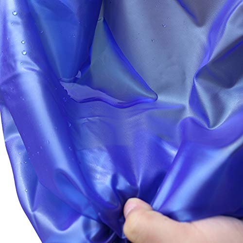 YQ WHJB Impermeable Espesar Bib Delantales,PVC Heavy Duty Delantales,Industrial Lavaplatos Análisis Resistente a Productos químicos Delantales de Cocina-Azul