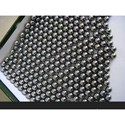 Yuen Bola de Acero Macizo/Bola de Acero Brillante para Exteriores / 7,7.5,8,8.5mm / 1kg(7.5mm-1kg, Precision Steel Ball)