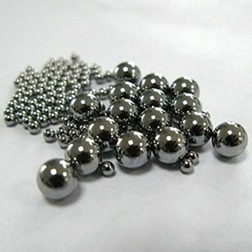 Yuen Bola de Acero Macizo/Bola de Acero Brillante para Exteriores / 7,7.5,8,8.5mm / 1kg(7.5mm-1kg, Precision Steel Ball)