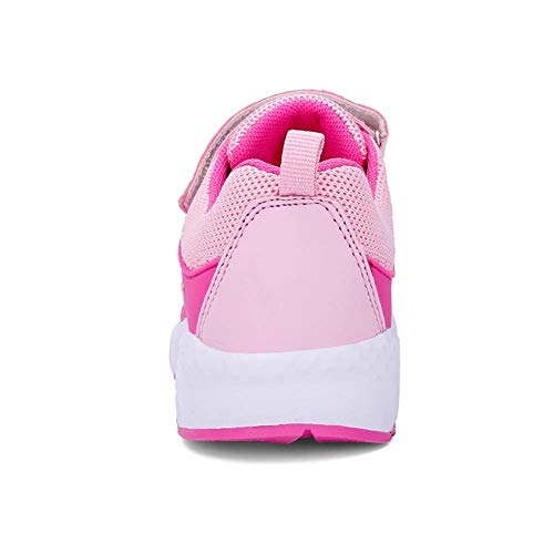 Zapatillas Deportivas Unisex para Niños Zapatillas de Correr Transpirables para Niñas Zapatillas Ligeras, Rosa, 31 EU