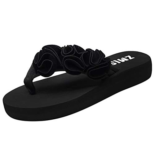 ZARLLE Chanclas Mujer Sandalias Antideslizantes De Verano Chanclas Zapatos De Playa Calzado Mujer Sneakers CuñAs Mujer Zapatillas De Lentejuelas Chancletas Al Aire Libre De Interior