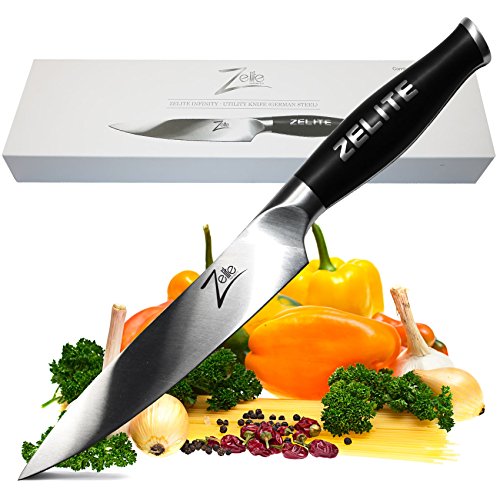 Zelite Infinity, Pelador Verduras Multiuso de 15 cm – Utensilios Cocina Serie Comfort-Pro – Acero Inoxidable Alemán de Alto Contenido en Carbono – Cuchillos Cocina Filo de Navaja, Supercómodos