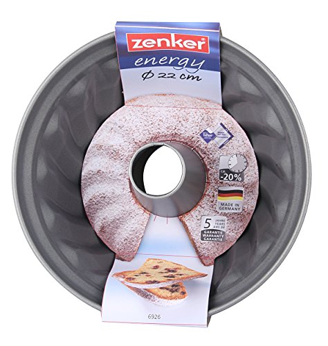 Zenker Molde Bundt, Acero, 22 cm