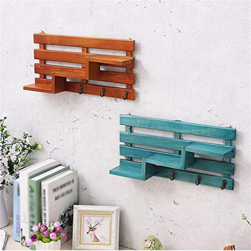 ZHYXJ-Flower Stand Estante para Colgar En La Pared Exhibidor De Madera Coleccionables Macetero Grande para Sala De Estar Oficina De MúLtiples Capas 01