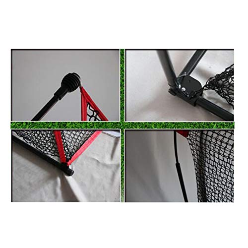 Zidao Chipping Neta Neta de prácticas de Golf, el Swing de prácticas de Golf Plegable al Aire Libre práctica de Corte oscilante Cubierta de Golf Neta Neta ejerce la práctica portátil,Rojo