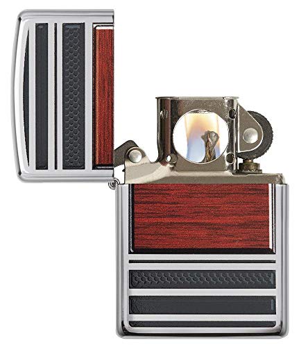 Zippo Pipe - Encendedor de Cocina (Cromo, Madera)