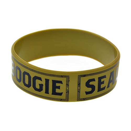 ZJZ Venta extranjera Sello Volbeat el Trato y Correa de Pulsera de Silicona Suave Boogie Vamos (Color : Yellow)