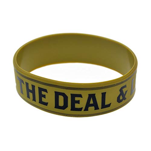 ZJZ Venta extranjera Sello Volbeat el Trato y Correa de Pulsera de Silicona Suave Boogie Vamos (Color : Yellow)