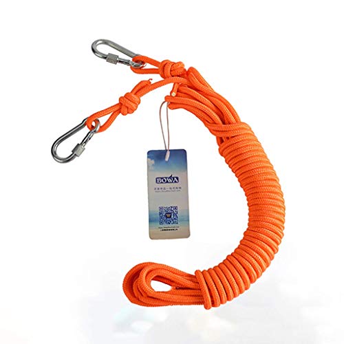 ZSM Piscina al Aire Libre Snorkel Cuerda Cuerda Cuerda de Salvamento 6 mm de diámetro Escalada YMIK (Size : 20m)