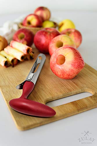 Zulay Kitchen Prima de Apple Corer - fácil de Usar y Durable de Apple Corer removedor de Peras, Bell Peppers, Fuji, honeycrisp, Gala y Pink Lady Manzanas - Acero Inoxidable Mejores Gadgets de Cocina