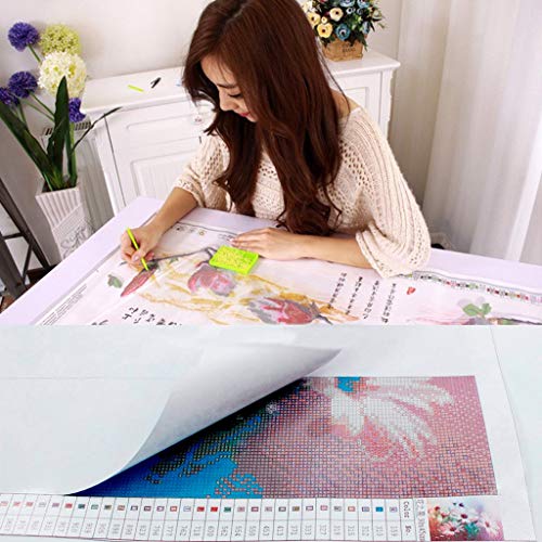 ZXXGA DIY 5D - Kit de Pintura de Diamante por números, Tres Mujeres Indias para Bordar Cuadros de Punto de Cruz, Manualidades para decoración de la Pared del hogar sin Marco 60x45cm