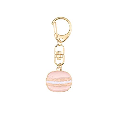 Zyj stores Llaveros Forma Simple última Femenino Llavero de Macarons Helado Shell Pendiente de la aleación del Material Llavero Regalo de la joyería de Venta Directa Accesorios (Color : YSK106 A)