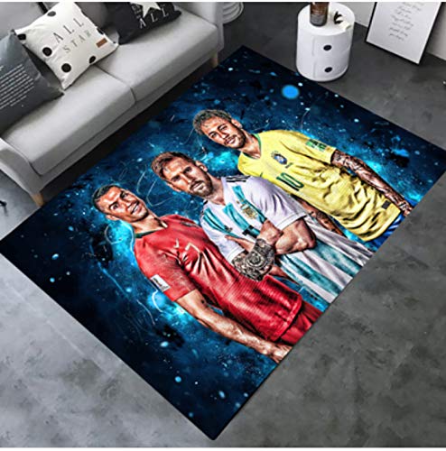 zzqiao Alfombra Alfombra De Estilo Europeo Y Americano Alfombra De Arroz De Estilo Británico Alfombra Sala De Estar Dormitorio Equipo De Fútbol Bandera Alfombra De Cama Bay Mat 80 * 120 Cm