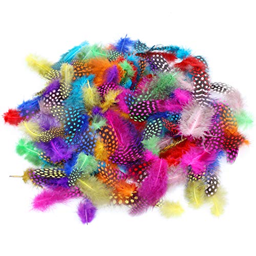 120 piezas Plumas manualidades, MWOOT Plumas de Faisán 5-13 cm Plumas Naturales para Pascua Máscara de Catcher Sueño Prendas de vestir DIY Artesanía Sombrero