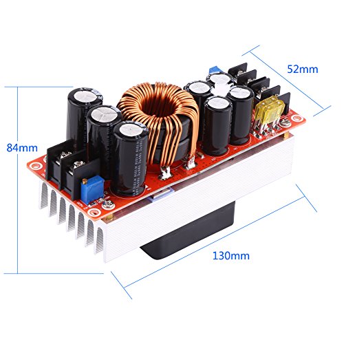 1500W 30A Regulador de voltaje de control numérico DC-DC Aumento del convertidor Módulo de fuente de alimentación incremental en 10~60V Salida 12~90V