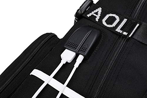 2020 Nuevo Ataque en Titán Mochila Mochila Bookbag Ordenador portátil del Bolso de Escuela con el Puerto de Carga USB (Color : 8R)