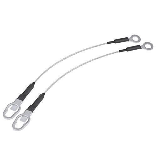 2pcs Cables de soporte del portón trasero de acero inoxidable, Accesorios para la puerta trasera del maletero 44cm / 17in para For-d Ran-ger Maz-da 93-11