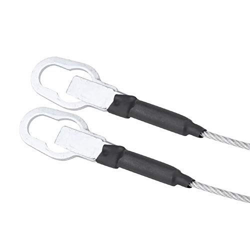 2pcs Cables de soporte del portón trasero de acero inoxidable, Accesorios para la puerta trasera del maletero 44cm / 17in para For-d Ran-ger Maz-da 93-11