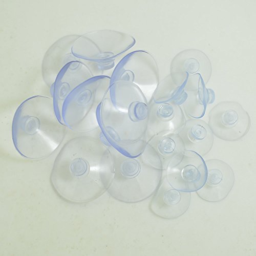 30pcs 40mm/30mm/20mm Ventosas Transparentes de Plástico sin Ganchos Ventosa de Aire Fuerte para Baño Cocina Hogar Oficina