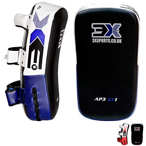 3X Professional Choice Boxeo Strike Shield Training Thai Pad Kickboxing Krav Maga MMA Target Focus Punching Mitts (Vendido como UN Solo ARTÍCULO)