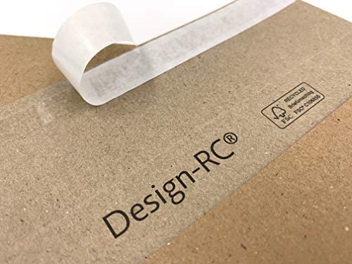 50 sobres, Design-RC®, de papel reciclado, 229 x 114 mm, cierre autoadhesivo von tira, sin ventana