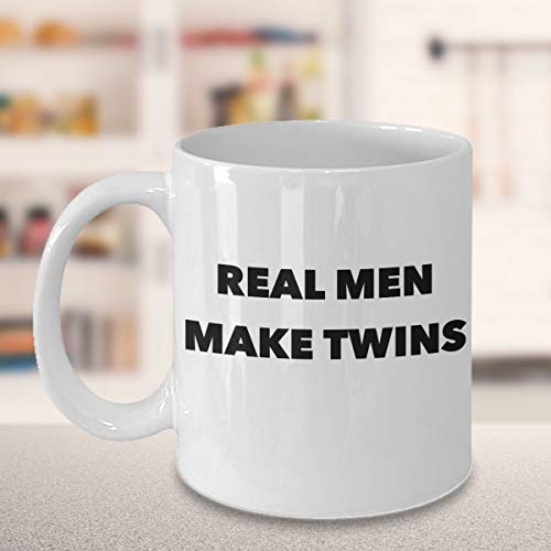 565pir Beste Zwillinge - Taza de café para padres de gemelos, cumpleaños, Navidad, Día del Padre, regalo para papá, hombres auténticos gemelos, regalo para géminis