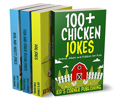 600+ CHICKEN, DOG, FISH AND OTHER OCEAN ANIMAL, BUG AND INSECT JOKES: 4 IN 1 ANIMAL JOKES AND RIDDLES FOR KIDS (English Edition)