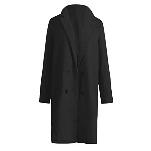 Abrigo de Mujer Paño Invierno Largas Tallas Grandes Elegantes,PAOLIAN Chaquetas para Mujer Jover Otoño Fiesta Vestir Chaquetón Acolchado Dama Trench Parka Chaquetas Traje Blazer