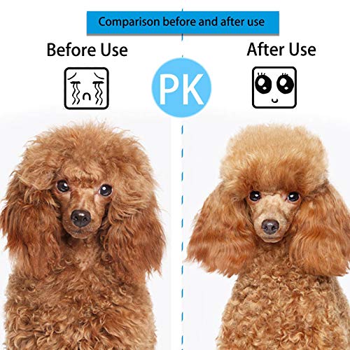 ACE2ACE Pets Cepillo Perros y Gatos, Autolimpiante Cepillos de Aseo para Mascotas, Peine para Perros Gatos y Mascotas con Puntos de Goma, Quitar el Exceso y Muerto de Pelo, No rascará la Piel