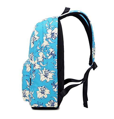 Acmebon Moderna Mochila Escolar Infantil Resistente al Agua, Bolsa Linda para niños y niñas Flor