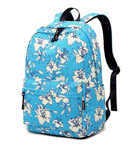 Acmebon Moderna Mochila Escolar Infantil Resistente al Agua, Bolsa Linda para niños y niñas Flor