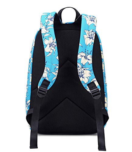 Acmebon Moderna Mochila Escolar Infantil Resistente al Agua, Bolsa Linda para niños y niñas Flor