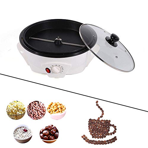 ALWWL Tostador de Granos de Café, Tostador de Café, Hogar Pequeño Tostador de Granos de Café, para Maní, Castañas, Avellanas, Palomitas de Maíz, 220V/1200W