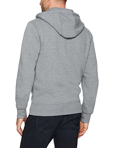 Amazon Essentials Full-Zip Hooded Fleece Sweatshirt sudadera, Gris (light grey heather), Small