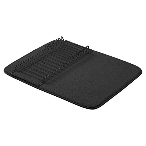 AmazonBasics - Estantería de secado, 41 x 48 cm, color negro/negro