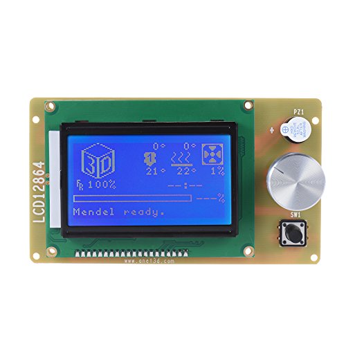 Anet 12864 Lcd Smart Pantalla de Visualización Módulo Controlador con Cable para Ramps 1.4 Mega Pololu Shield Reprap Kit Impresora 3D Accesorio