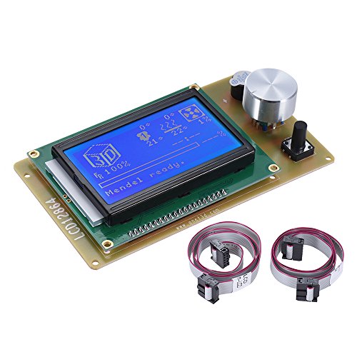 Anet 12864 Lcd Smart Pantalla de Visualización Módulo Controlador con Cable para Ramps 1.4 Mega Pololu Shield Reprap Kit Impresora 3D Accesorio