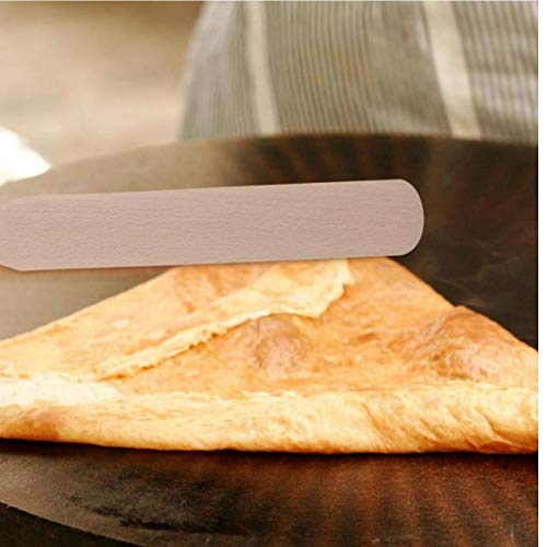 Angoter 4PCS Crepe Crepe Utensilios Tortilla de Paleta de Madera y una espátula Difusión de Herramientas Rastrillo de Parada del alimento Principal del Restaurante