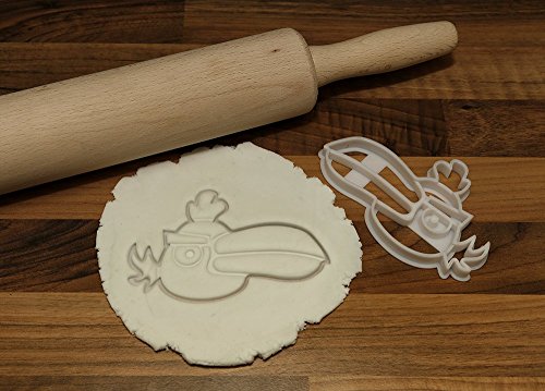 Angry Birds – Juego de moldes para galletas (Terence Hal portabrocas cortador de galletas, cortador de galletas, cortador de galletas, Minion Pig Cookie Cutter