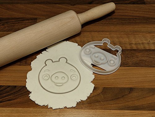 Angry Birds – Juego de moldes para galletas (Terence Hal portabrocas cortador de galletas, cortador de galletas, cortador de galletas, Minion Pig Cookie Cutter