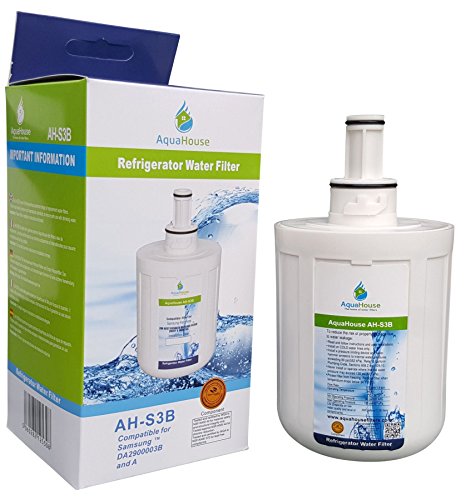 AquaHouse AH-S3B filtro de agua compatibles para Samsung nevera DA29-00003B, DA29-00003A, DA61-00159, WSS-1, WF289