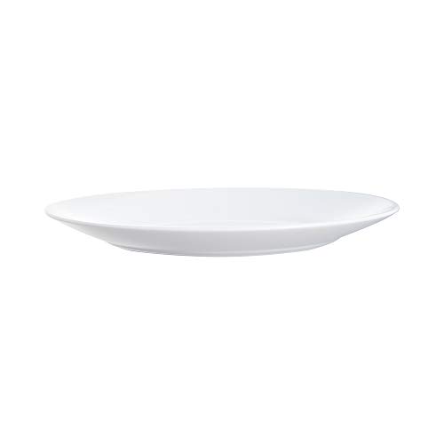 Arcoroc 22522 plato Plate Blanca Restaurant 23,5 cm, ópalo, color blanco