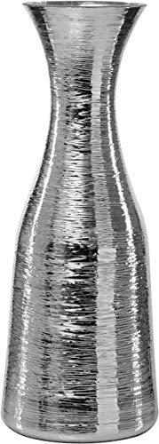 Argenesi Jorge Spago - Botella de Vino (Cristal, 30 cm de Alto, 1,2 L), Color Plateado