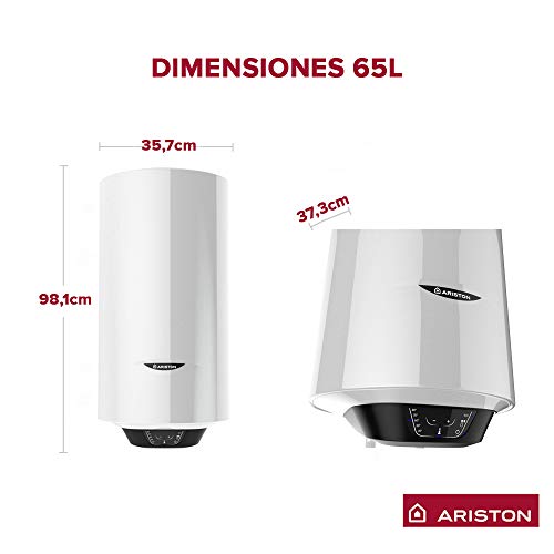 Ariston 3700509 Termo Eléctrico, 1800 W, 50V, Slim 50 L